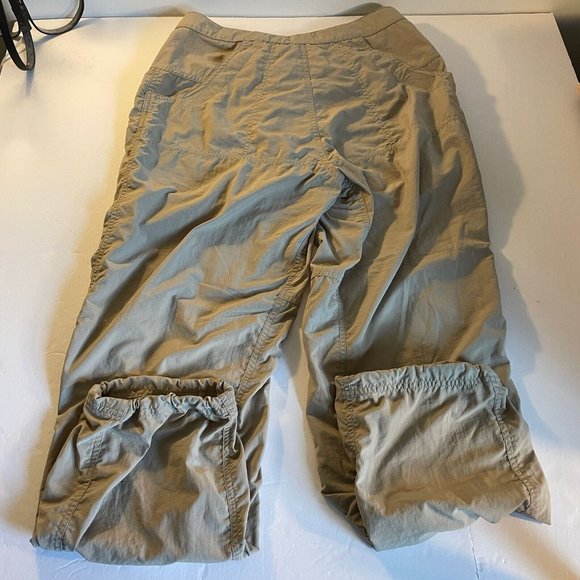Mountain Hard Wear Pants Women Size 10 Nylon Tan Hiking - Picture 7 of 11